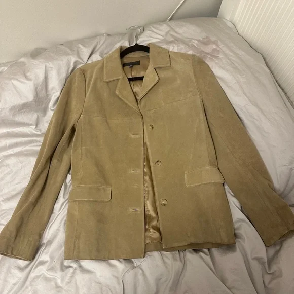 Nili Lotan Claude Suede Jacket Size XS